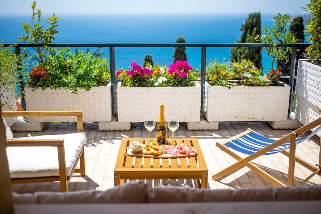 Il Grande Blu - Vista Panoramica Sul Golfo Apartment ออสเปดาเลตตี ภายนอก รูปภาพ